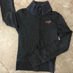 Hollister button sweater